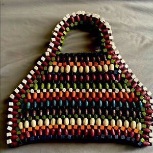 Colorful Beaded Women’s Tote Bag